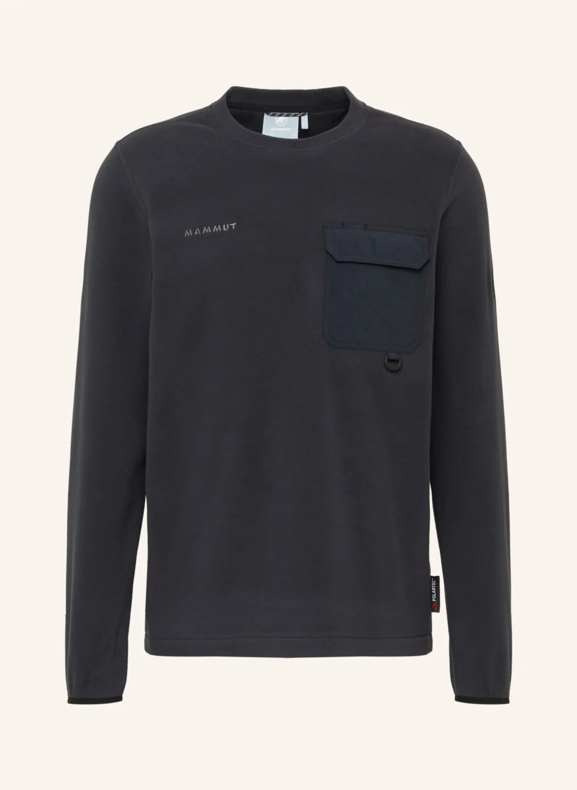 MAMMUT Midlayer-Pullover MOONSTONE LIGHT ML HYBRID CREW NECK
