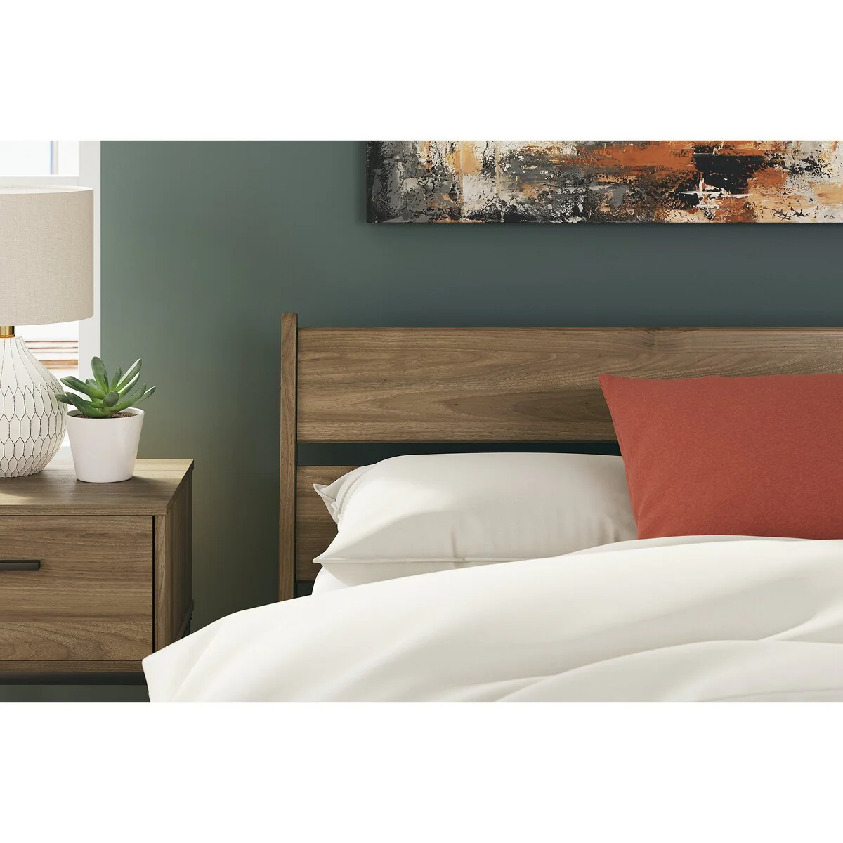 Signature Design by Ashley Deanlow Honey Panel Headboard