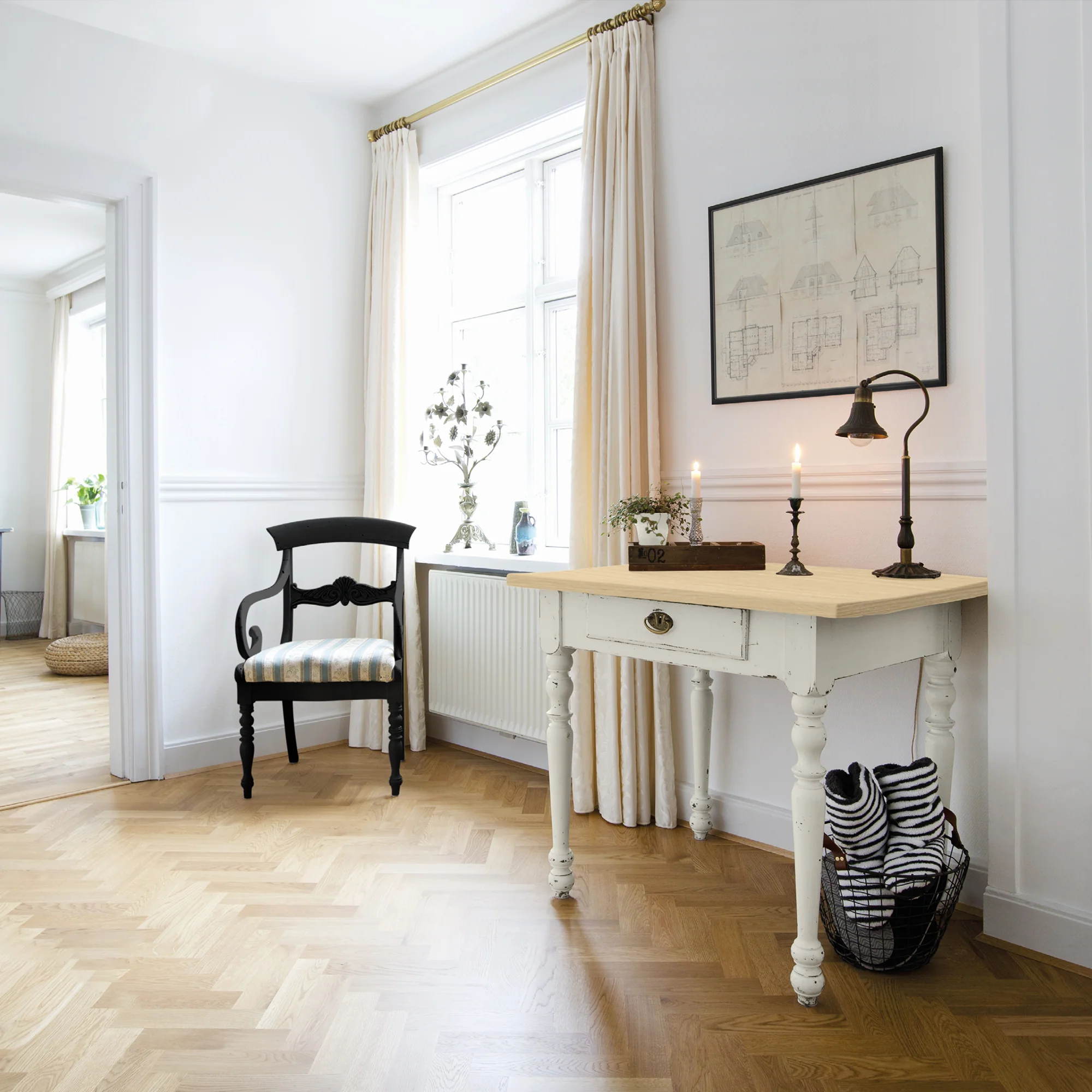 Relook meubles couleurs Peinture RELOOK MEUBLES Peinture blanc bouleau Satiné 0,5 L