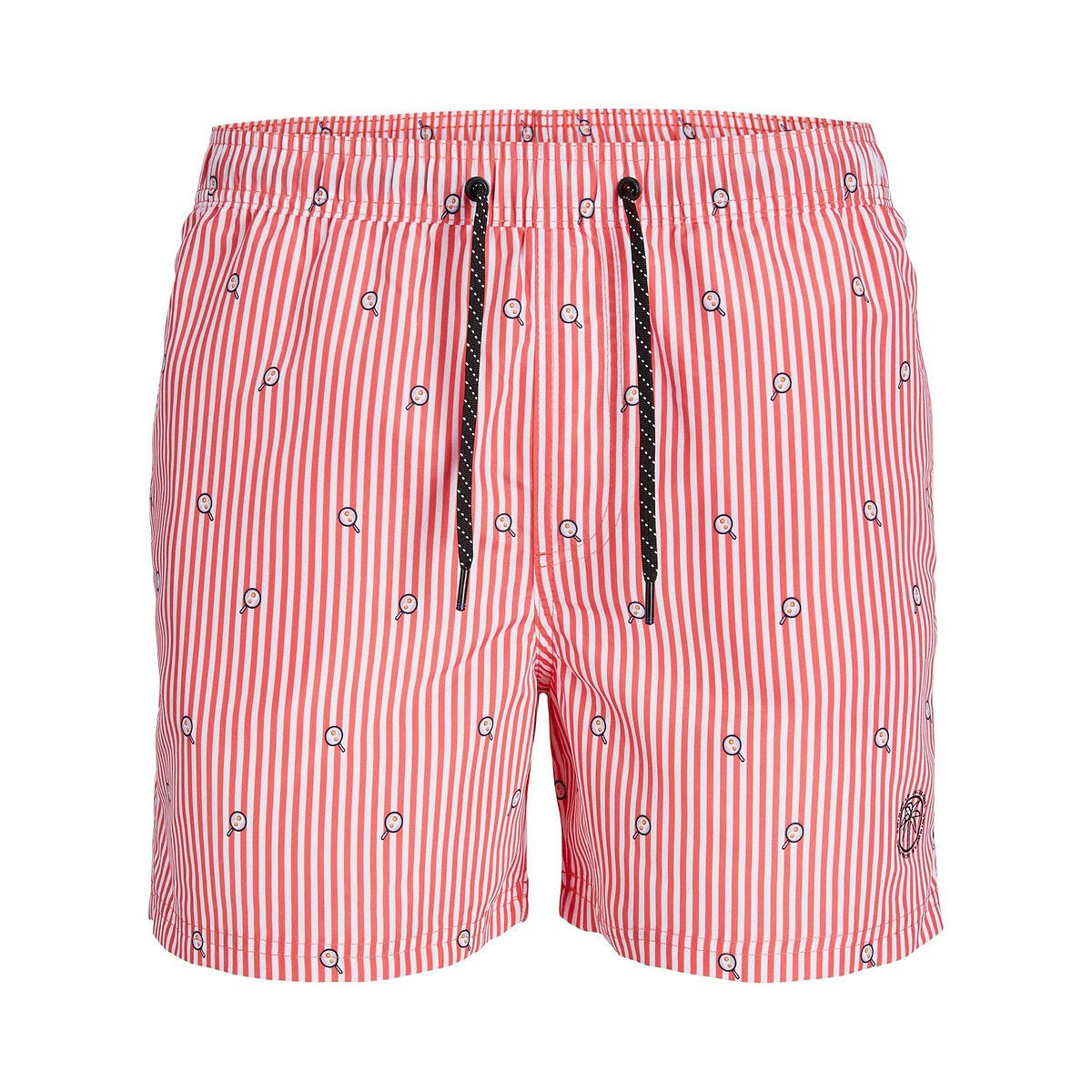 Short de bain rayé imprimé