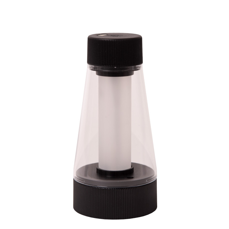 Lampe de table LED Lorali rechargeable noire 1,2 W LUCIDE