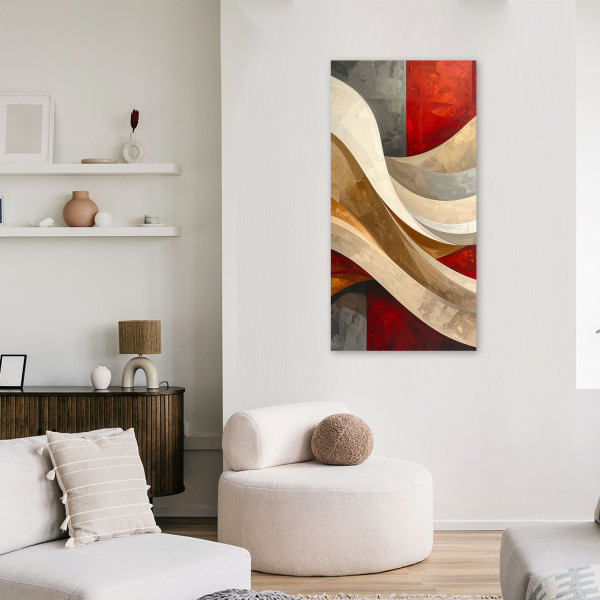 Obraz do salonu sypialni biura loftu, Abstrakcja linie tekstury 40x80