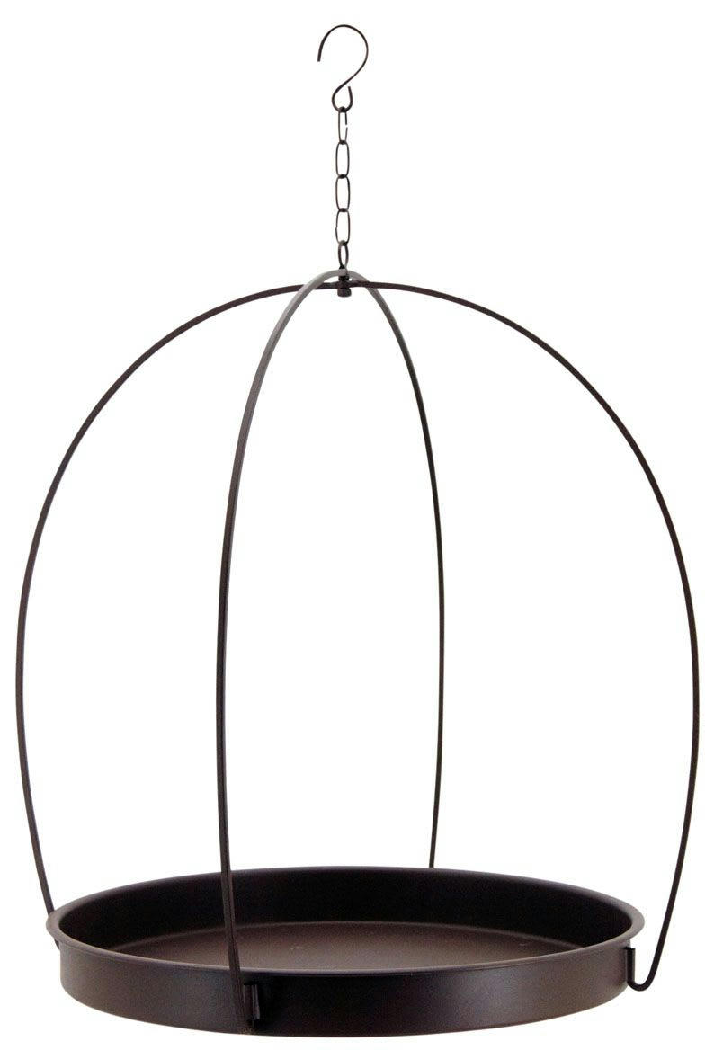 - Suspension en métal laqué marron mat