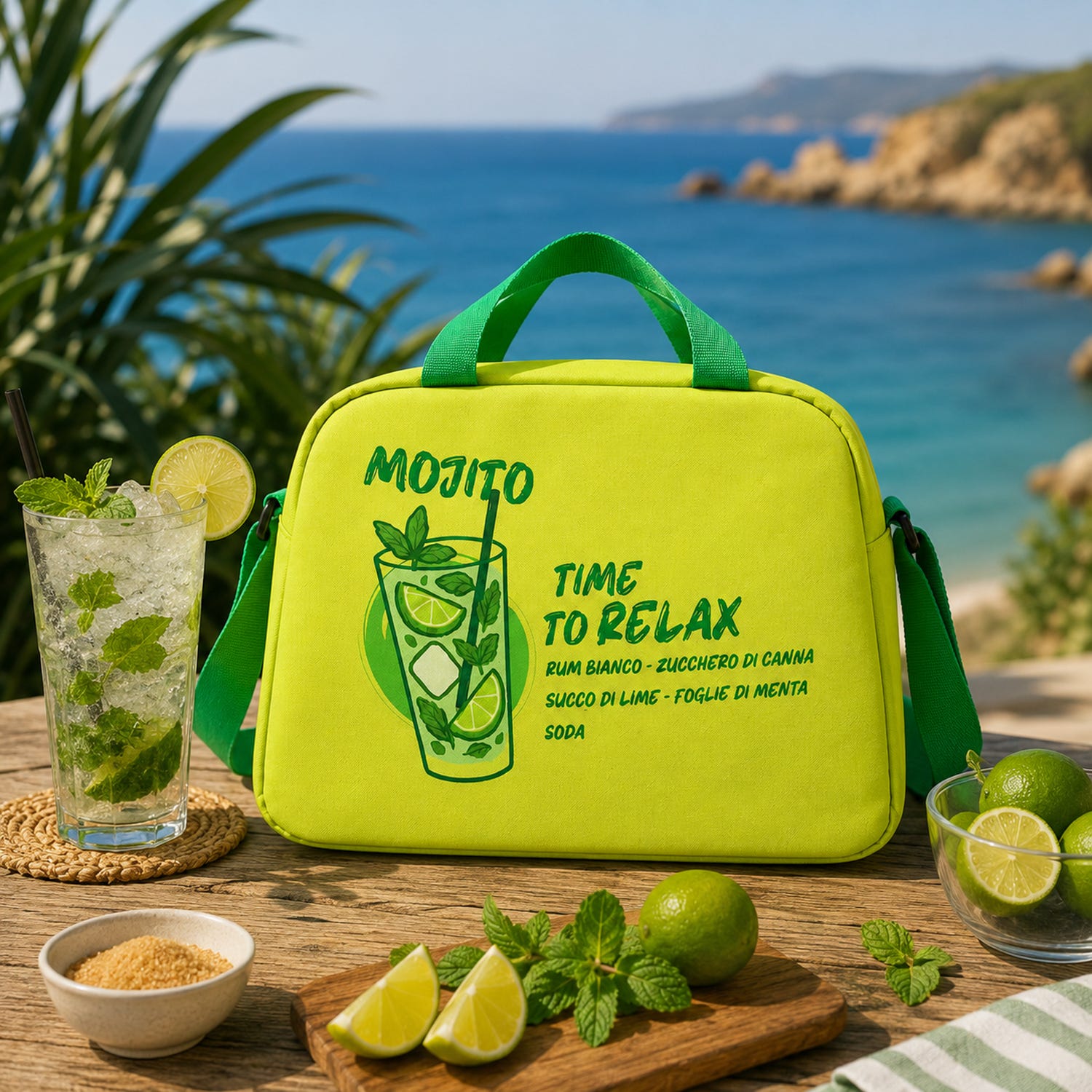 Borsa termica 32 L con tracolla e manici Mojito