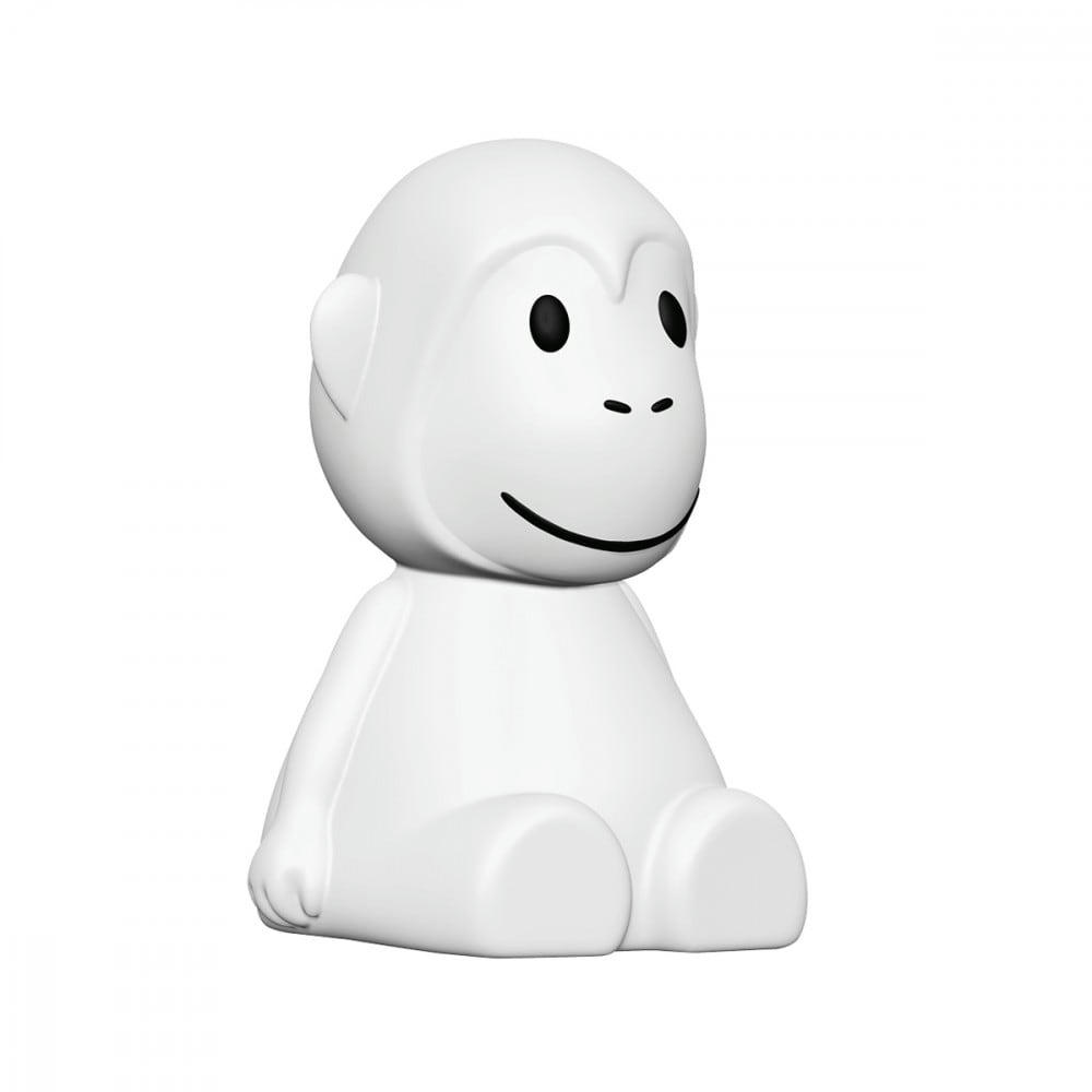 - Veilleuse singe plastique blanc h23cm