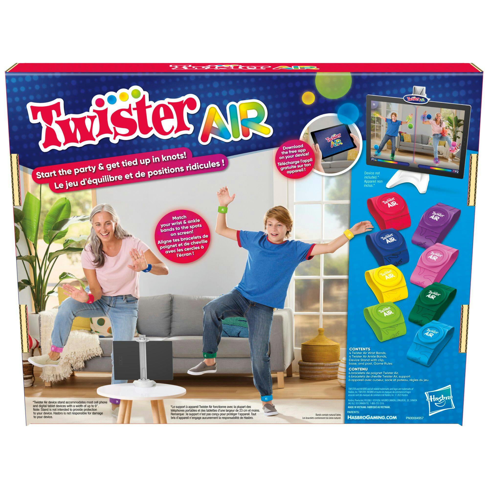 Hasbro Games Twister Air Game with Wrist and Ankle Bands, Ages 8+
