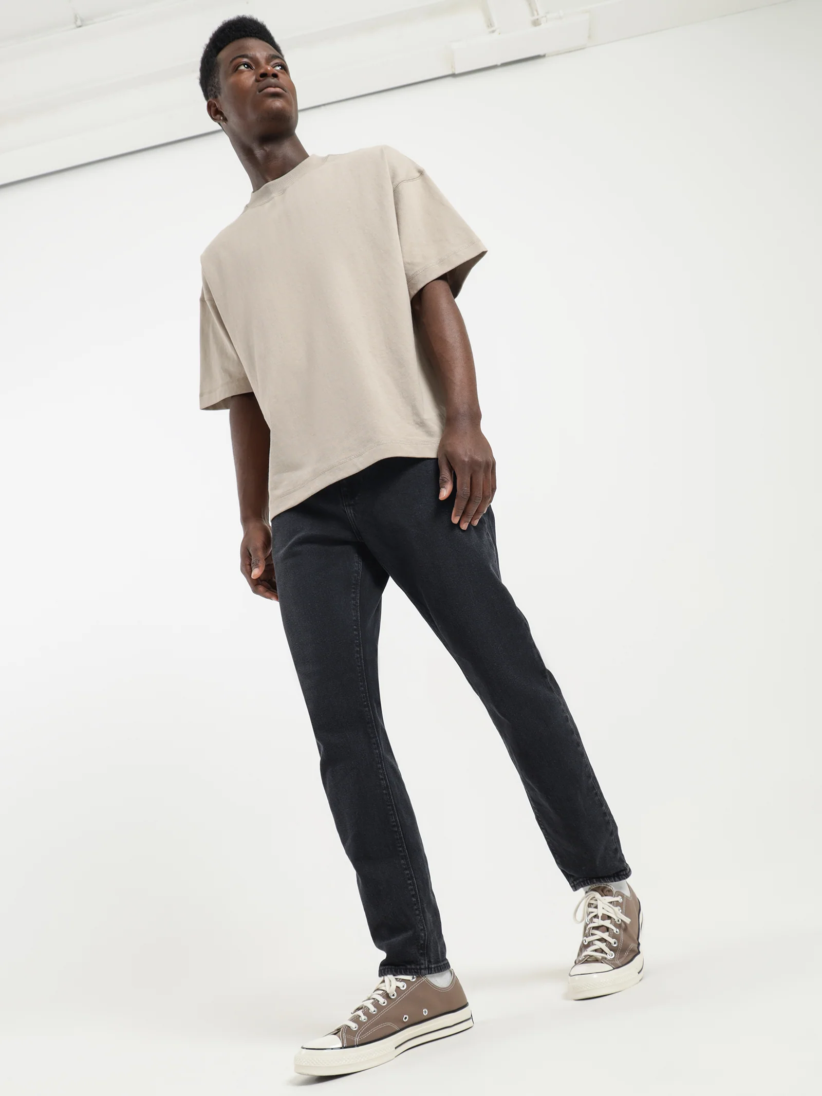 A Dropped Slim Jeans
