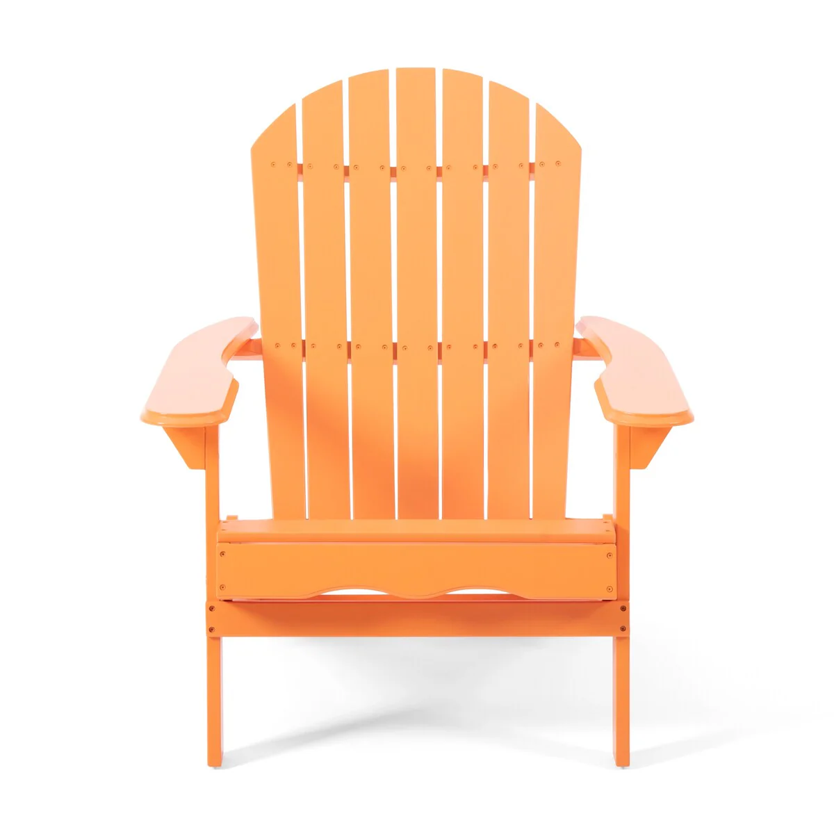 Outdoor Acacia Wood Adirondack Tangerine Chair