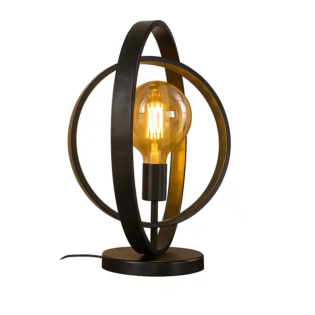 Ylumen tafellamp Turn - 1 lichts - 40 x 43  cm - zwart