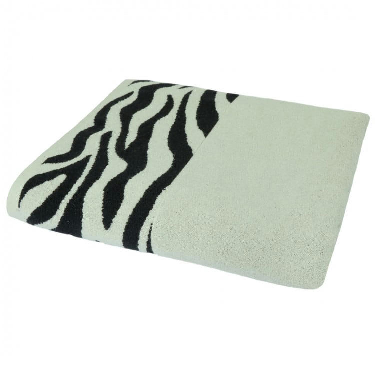 ZEBRA - en Coton Beige 100x150 cm