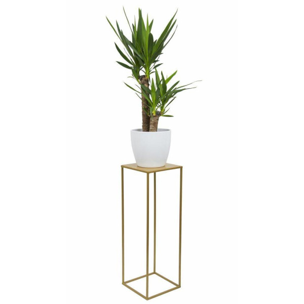 Złoty nowoczesny kwietnik stojący 70 cm LOFT