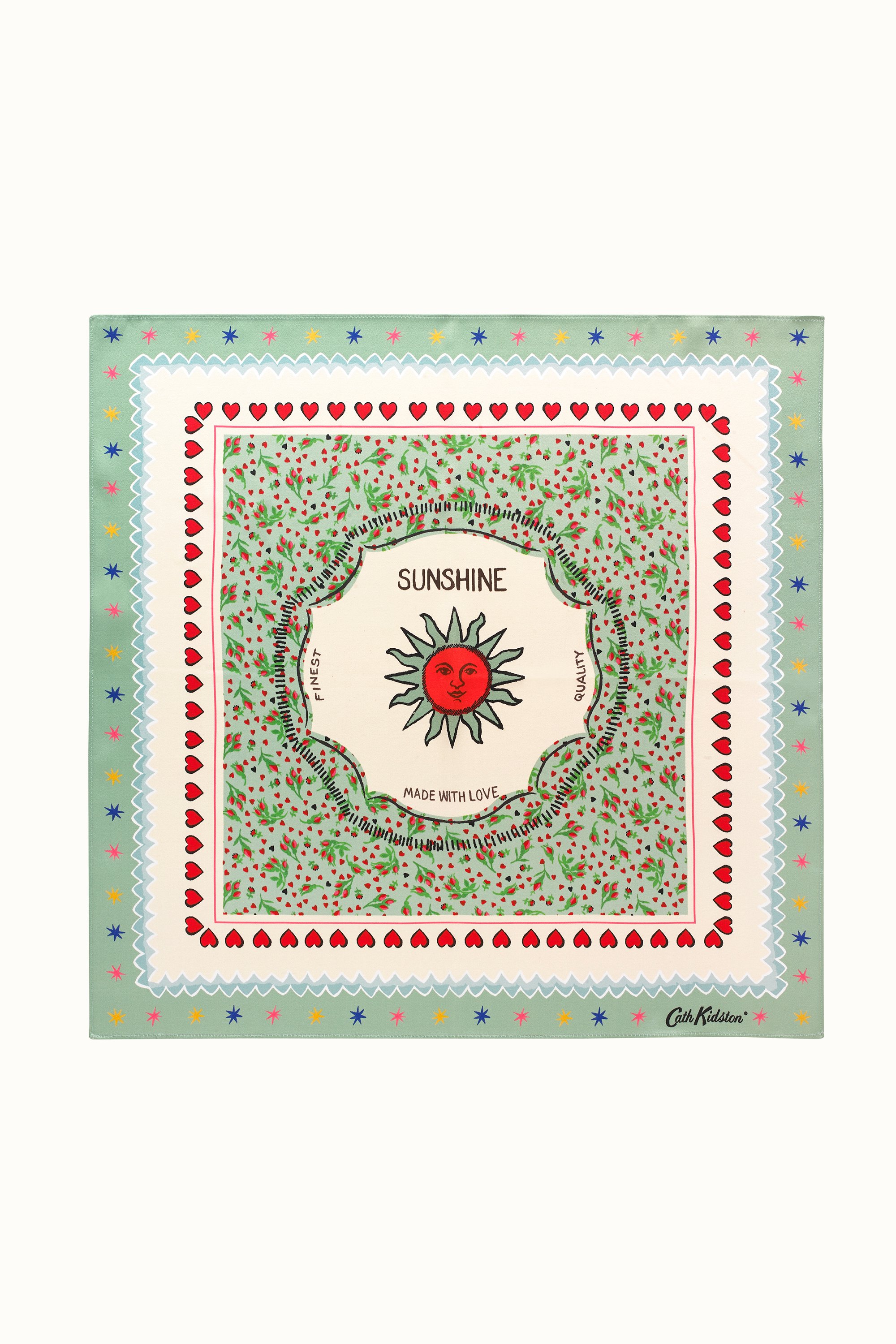 Sunshine Affirmation Silk Scarf