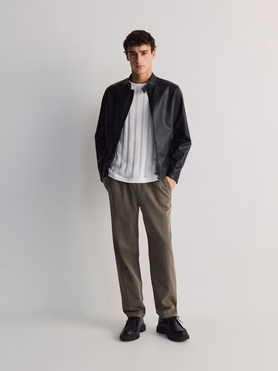 Jacket With Faux Fur Lining