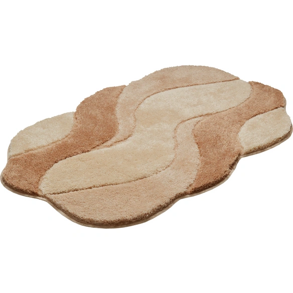 Badematte »Carmen«, BxL: 60 x 100 cm, beige, aus 100% Polyacryl
