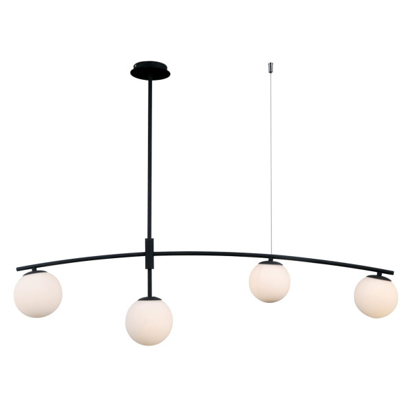 Lampa wisząca czarny satynowany-biała Senai 4xG9x5W Italux