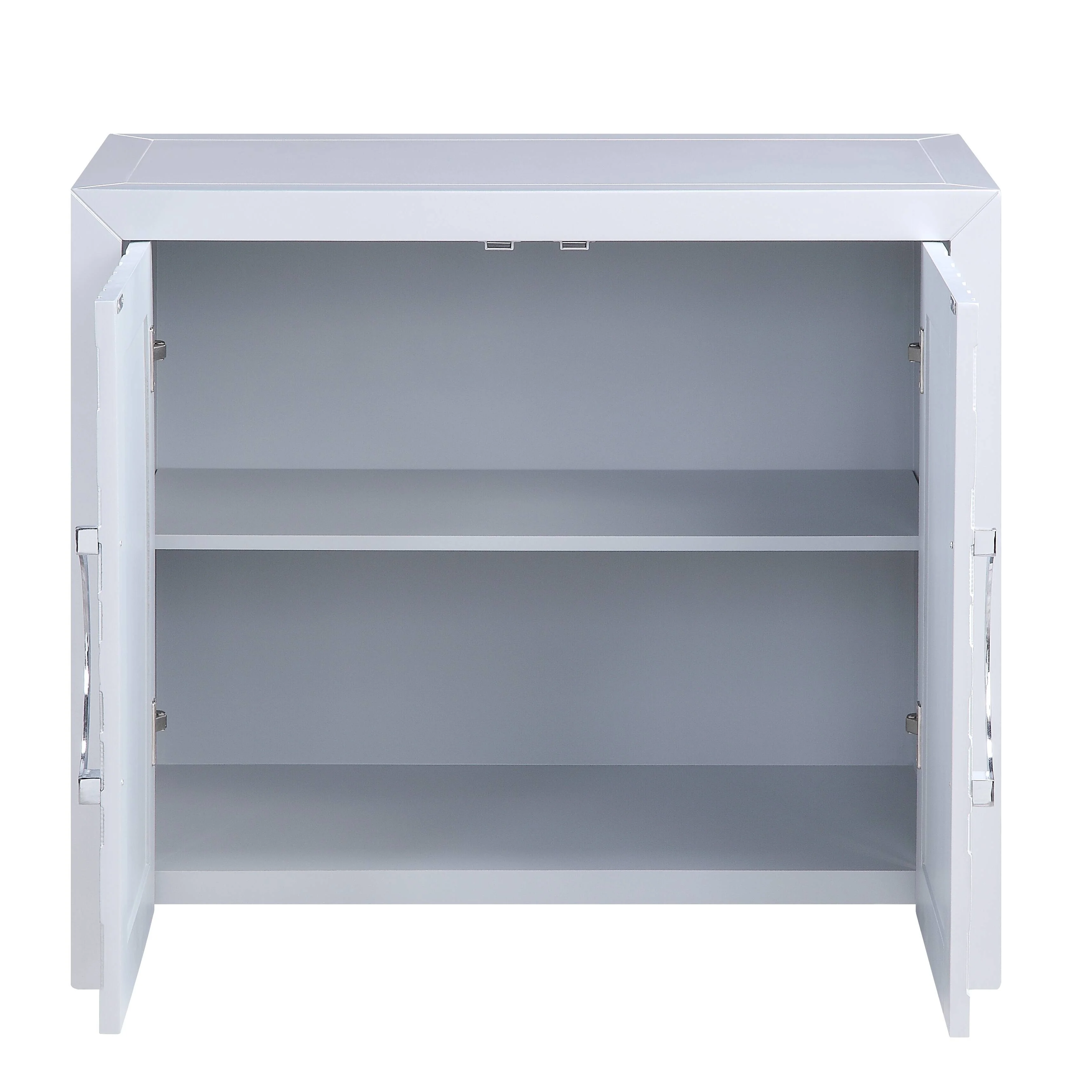 Platinum Finish Console Cabinet