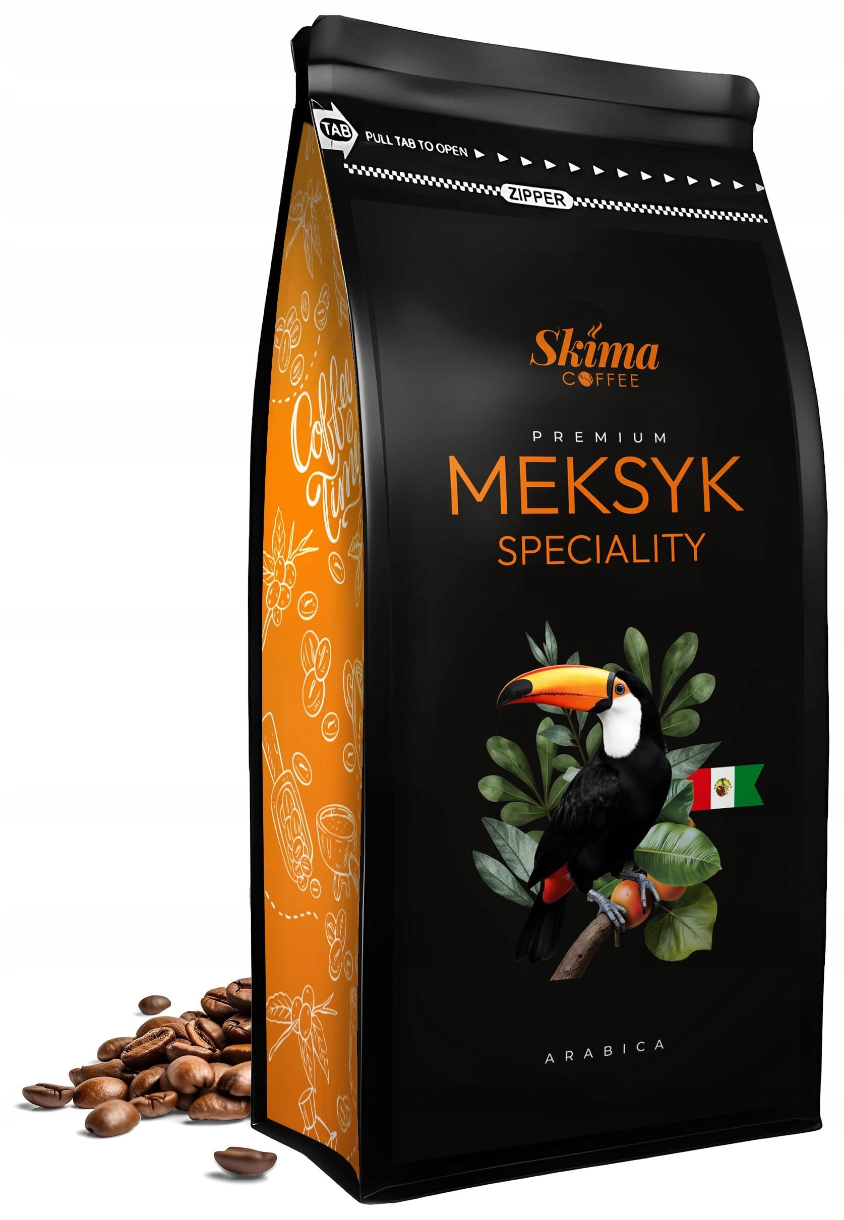 Kawa ziarnista 1kg Meksyk Speciality 100% Arabica Świeżo Palona