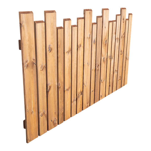 Clôture bois déstructurée Klikstrom Kauri L.180 x H.100 cm
