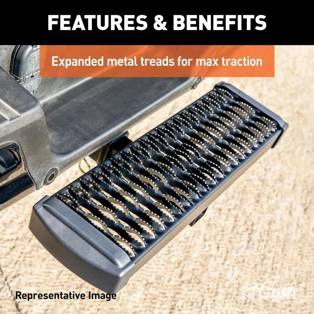CURT Grip Step Receiver Hitch Step with 6-in Drop