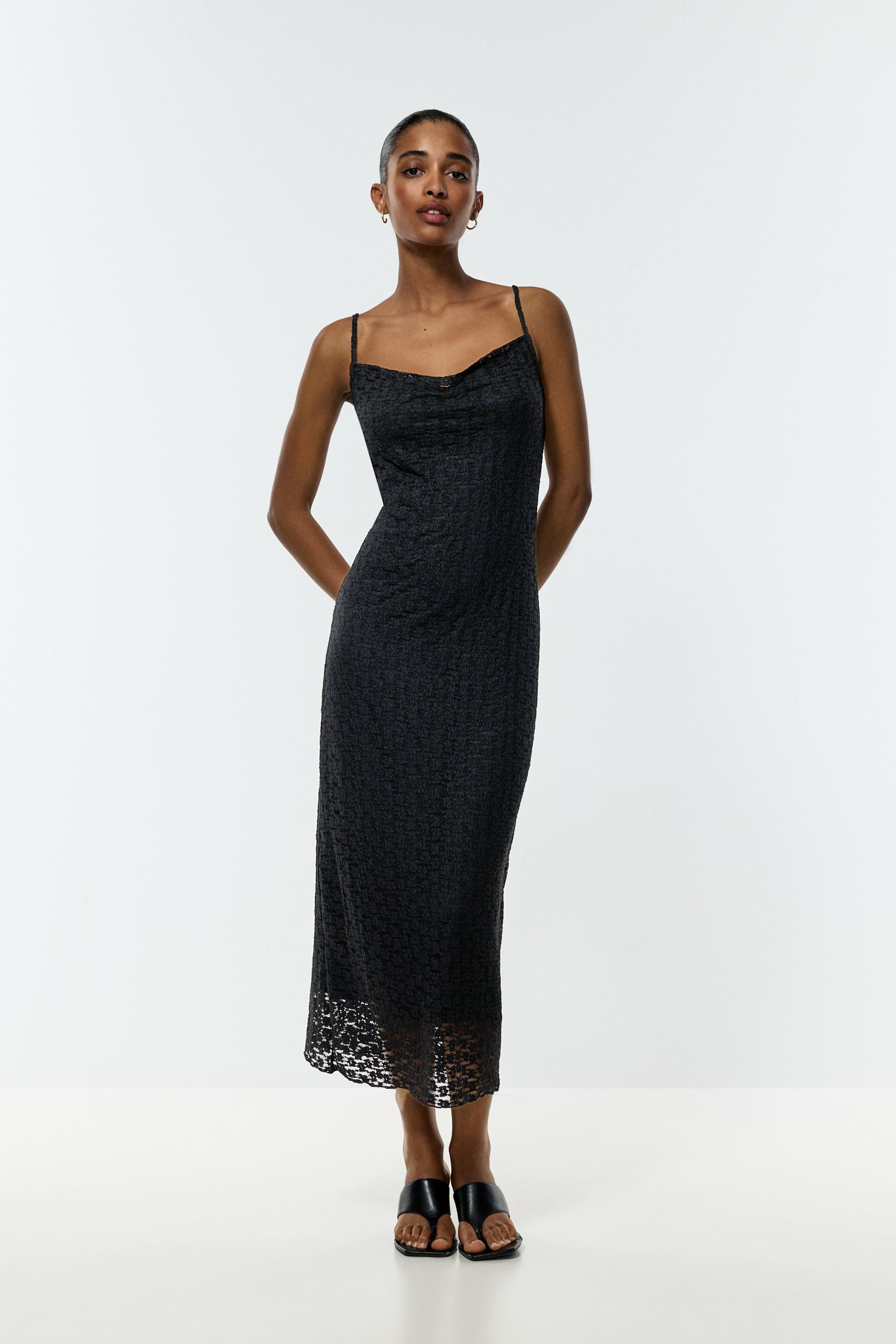 Vestido midi encaje