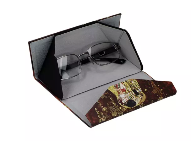 Etui na okulary składane Carmani - Gustav Klimt, Pocałunek 33.021-8360