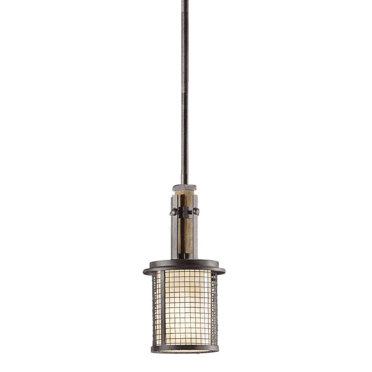 Lampa wisząca antyczne żelazo Ahrendale 1xE27x60W Kichler