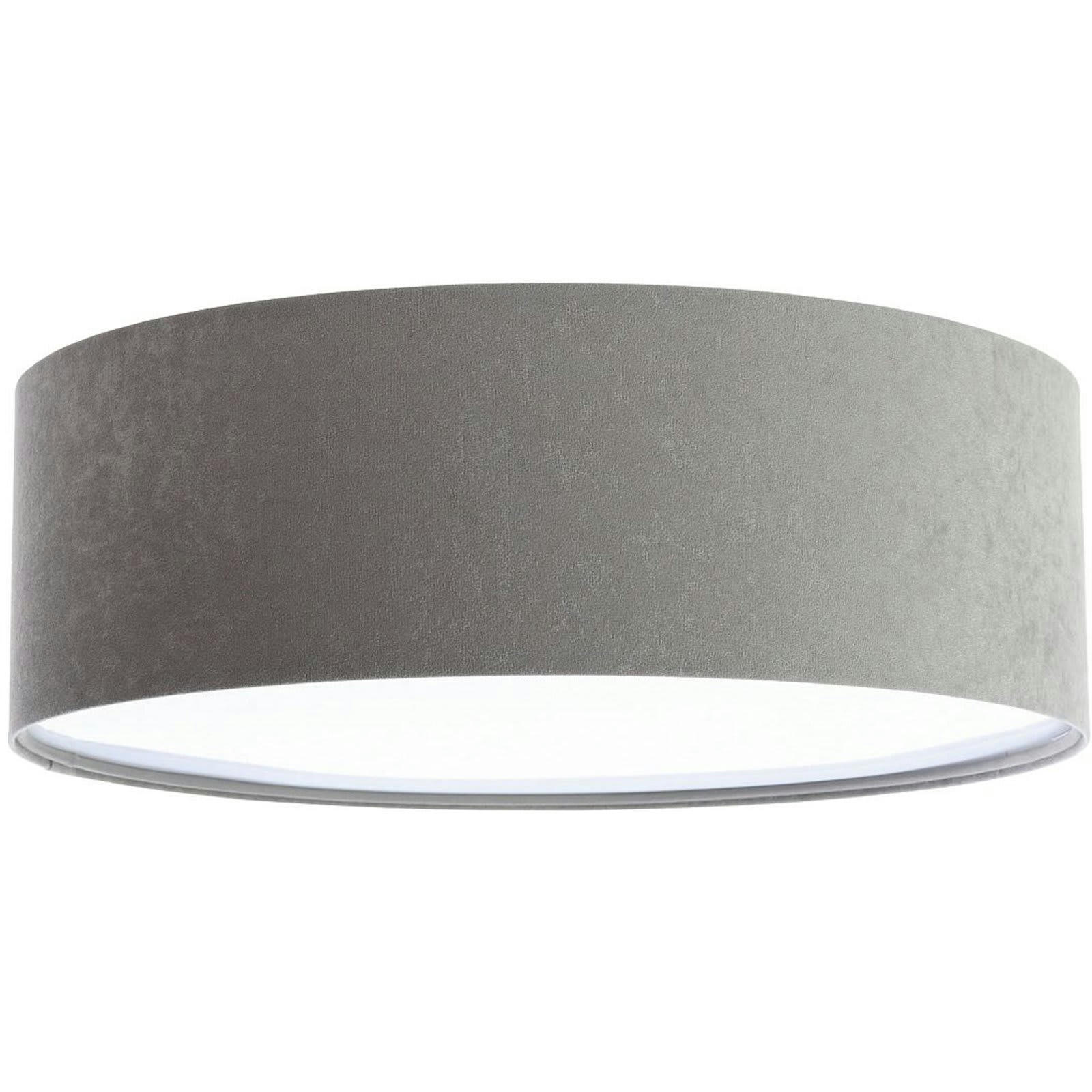 DEKO - Plafonnier Tissu Gris