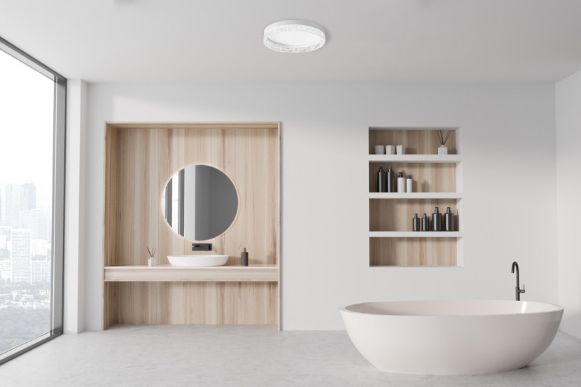 Plafon RANTE z pilotem okrągły biały LED 1x58W 50cm 3190lm IP20 Italux
