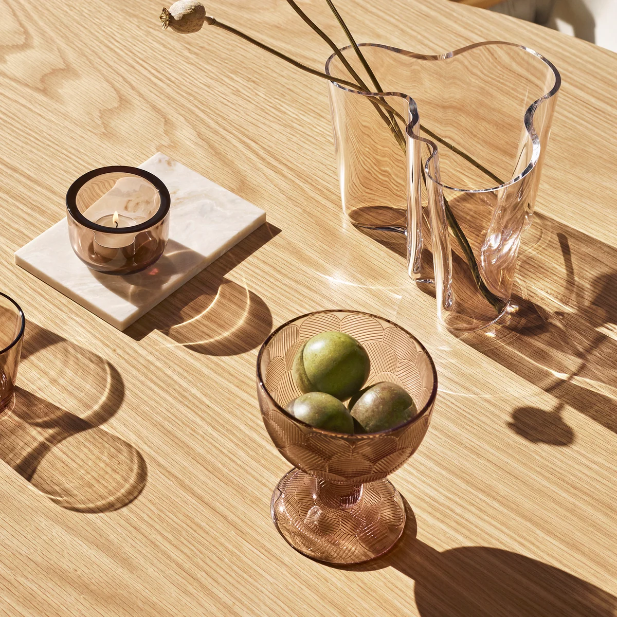 Iittala - Miranda Schale auf Fuß 145 mm, klar