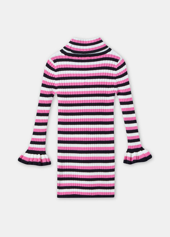 Abito a righe in maglia