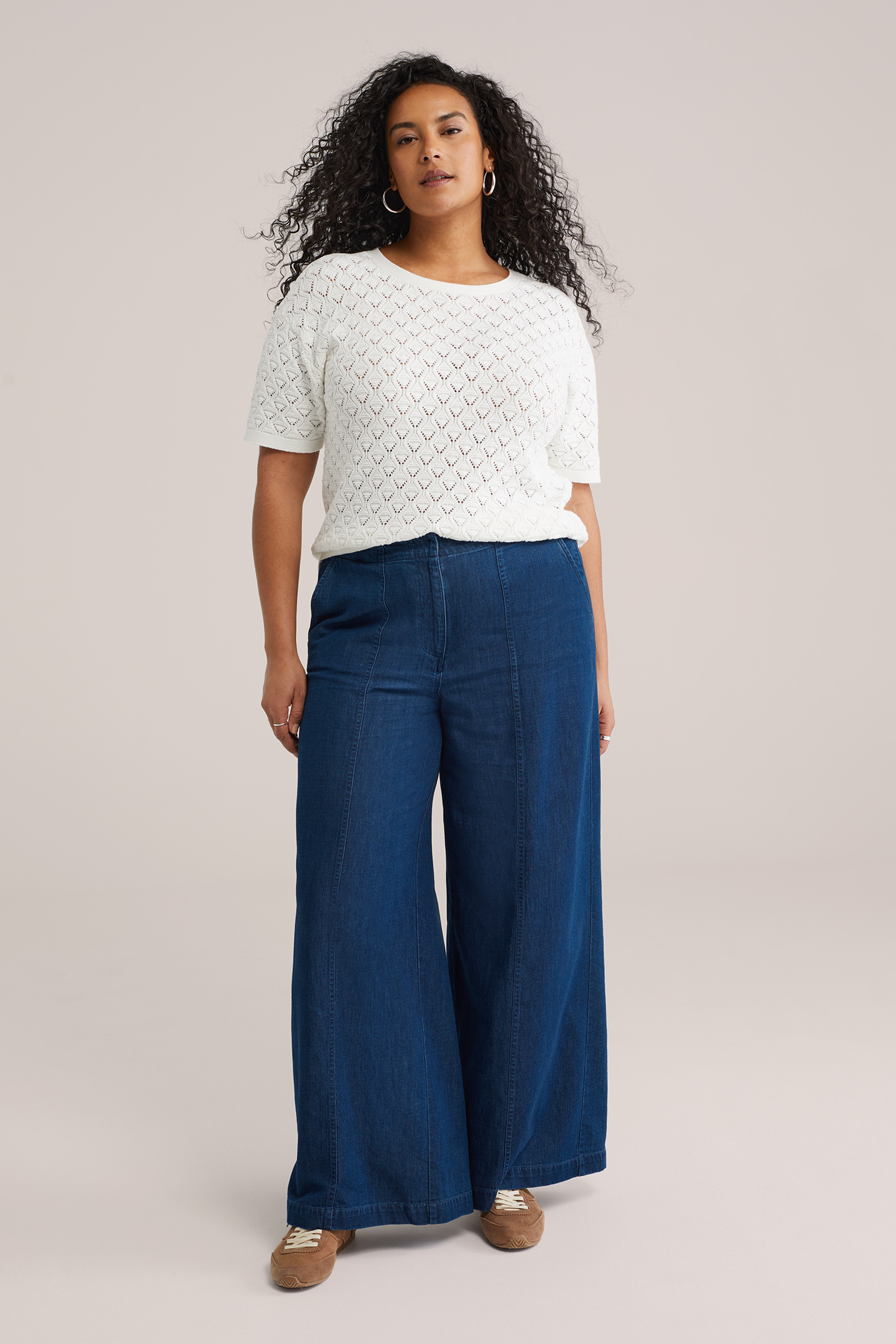 Dames ajour trui - Curve