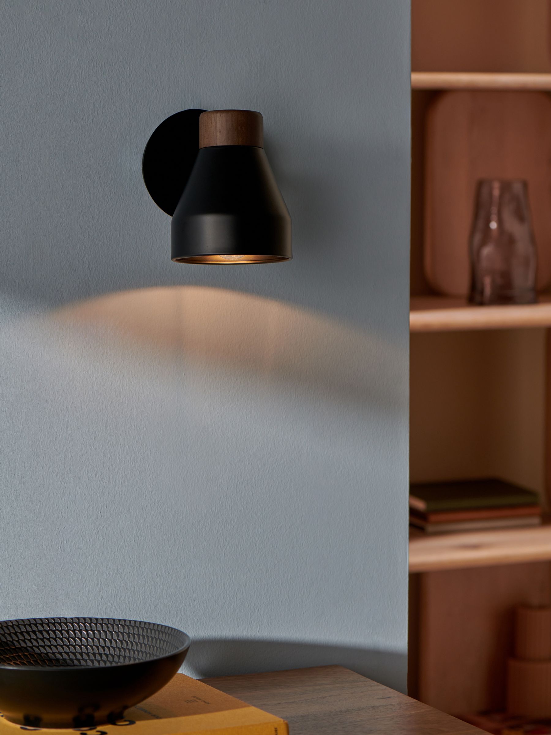 Albert Wall Spotlight in Black