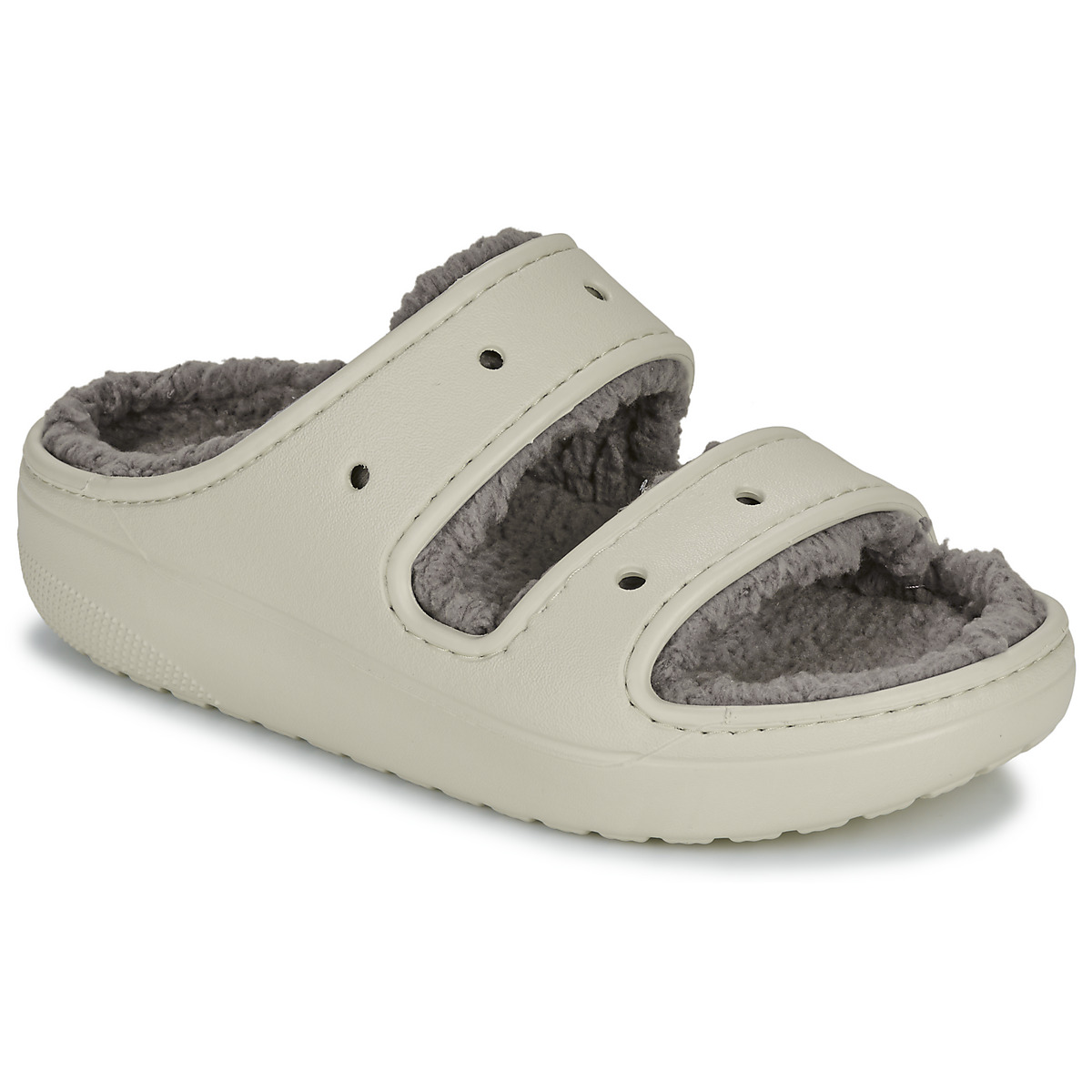 Crocs - CLASSIC COZZZY SANDAL - Beige