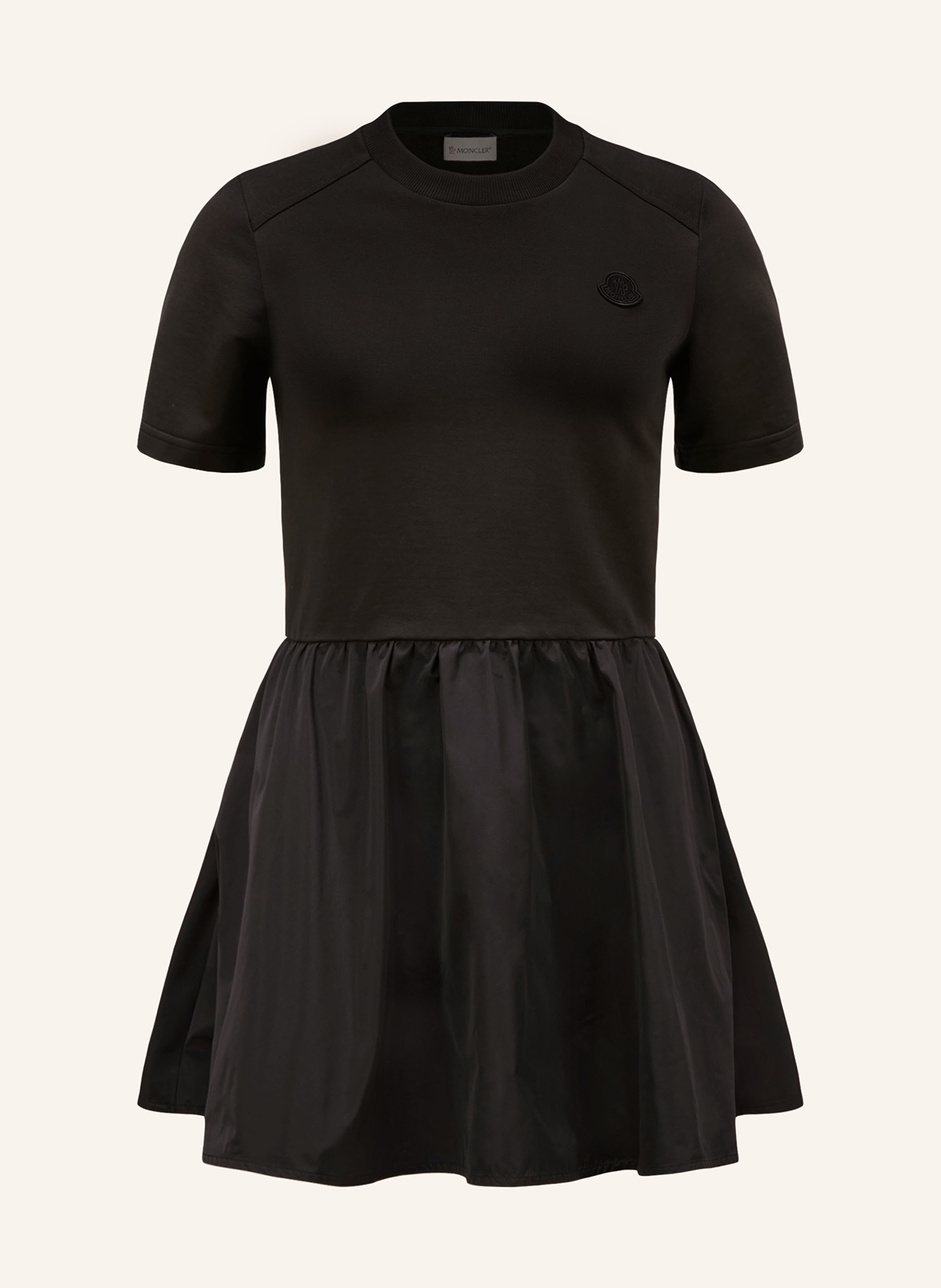 MONCLER Kleid im Materialmix