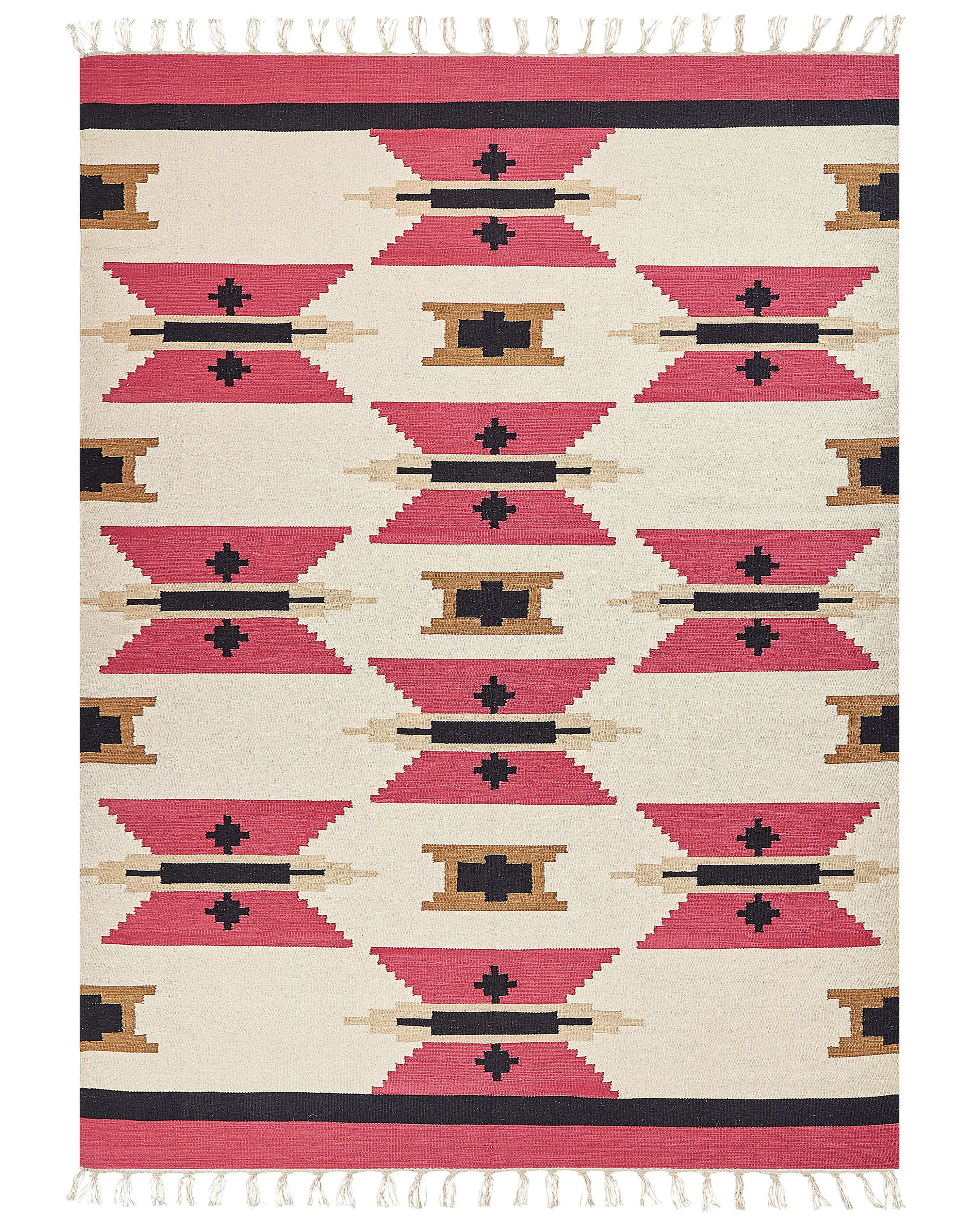 Rug GARNI Multicolour 160 x 230 cm Cotton Kilim