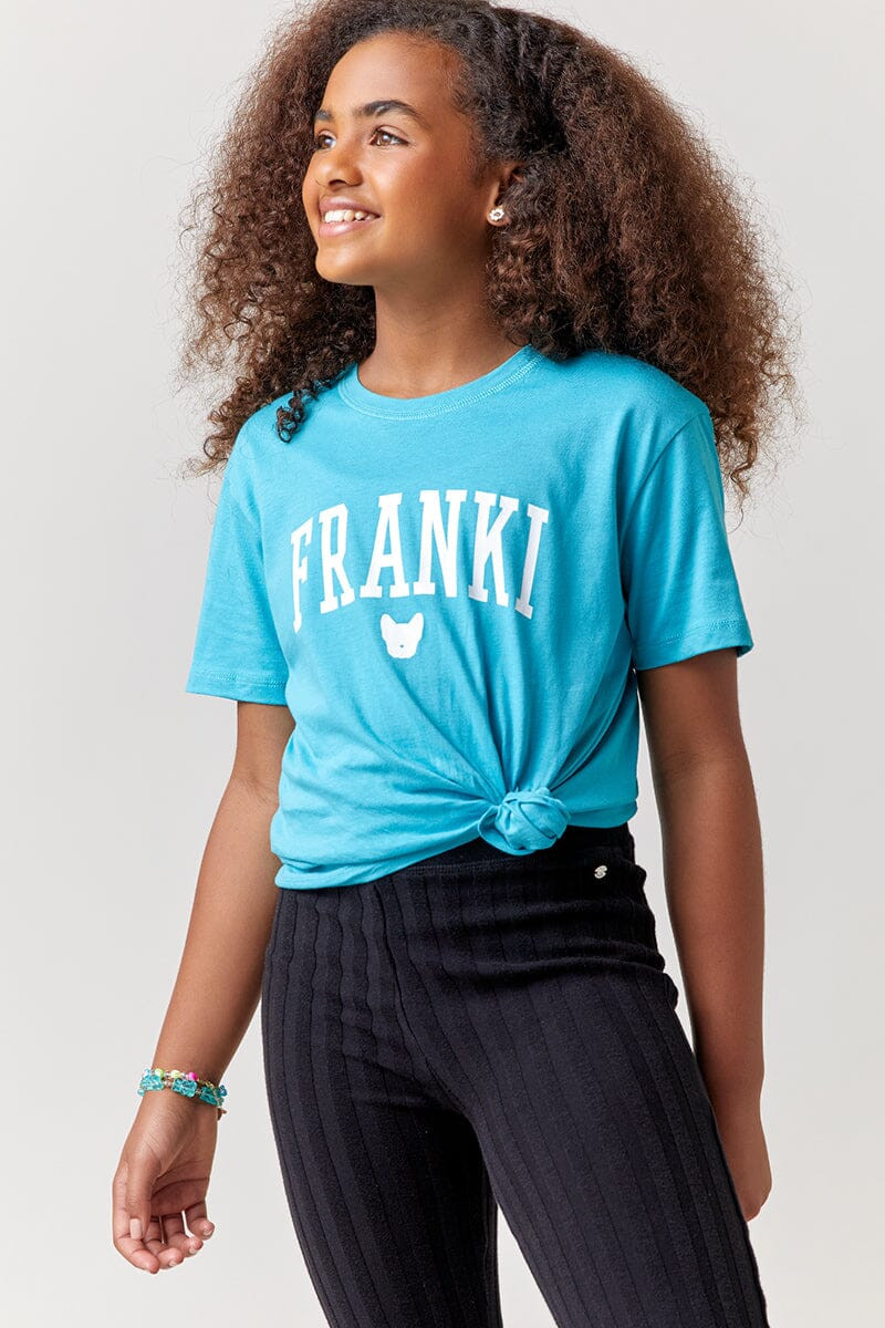Hello Franki Short Sleeve Logo Tee for girls