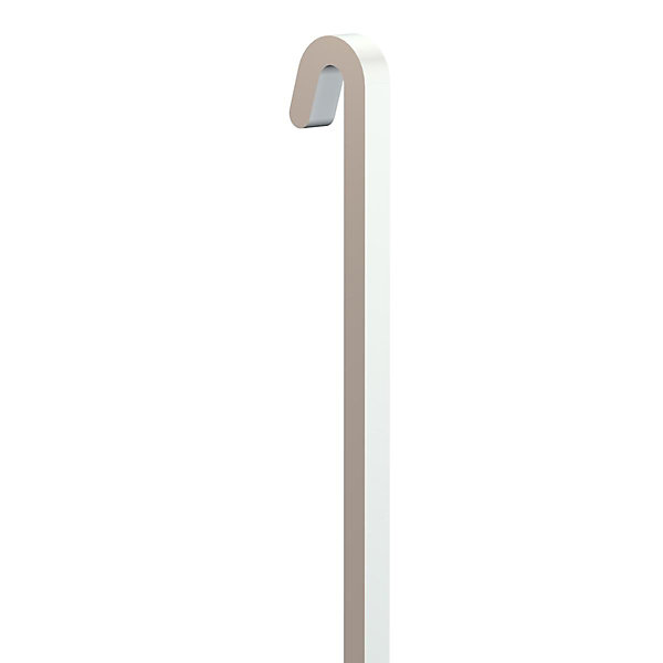 Pack 5 tiges carrées droites Acier 40 kg - 4 mm - Accessoire Cimaise Tableau 100 cm