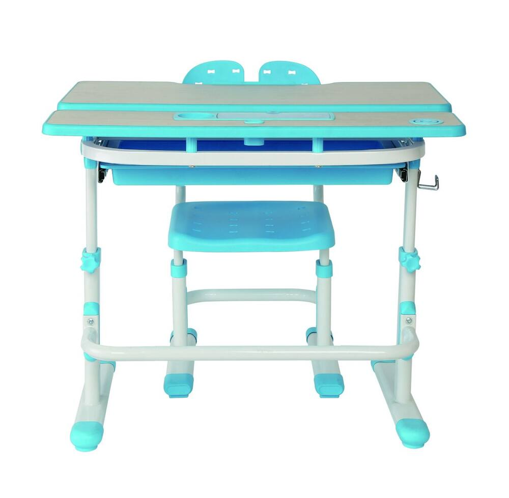 TygerClaw Adjustable Height Children's Desk, Blue