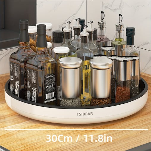 NNETM 360&deg; Kitchen Turntable Rotating Storage Rack