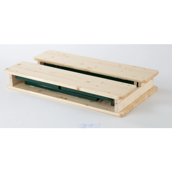 Bierzeltgarnitur, 4 Sitzplätze, Fichtenholz/Stahl