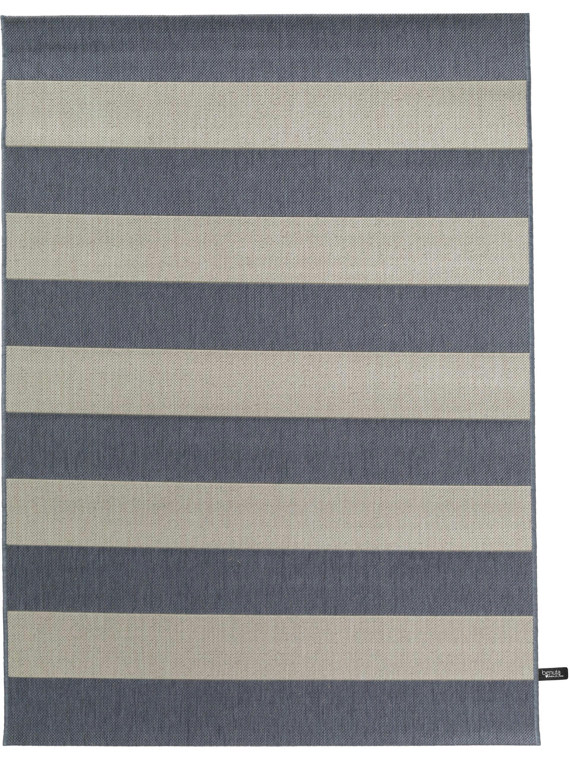 METRO - Tapis d'extérieur & intérieur bleu 120x170
