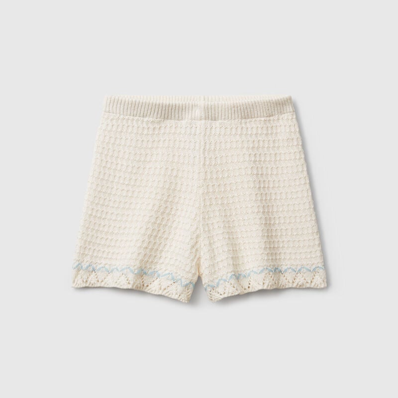 Crochet look shorts