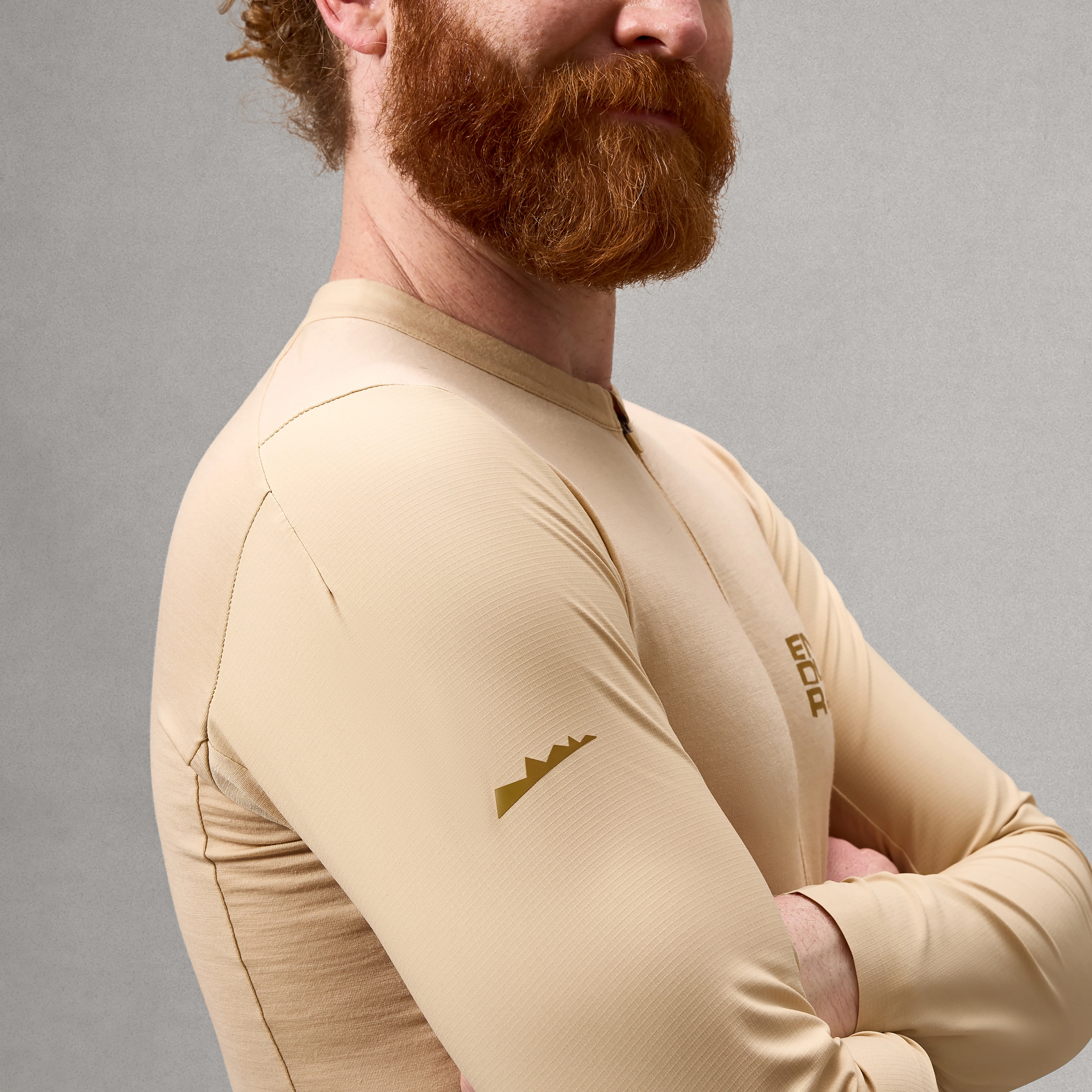 Men's AllTrack Ride L/S Jersey - Sand