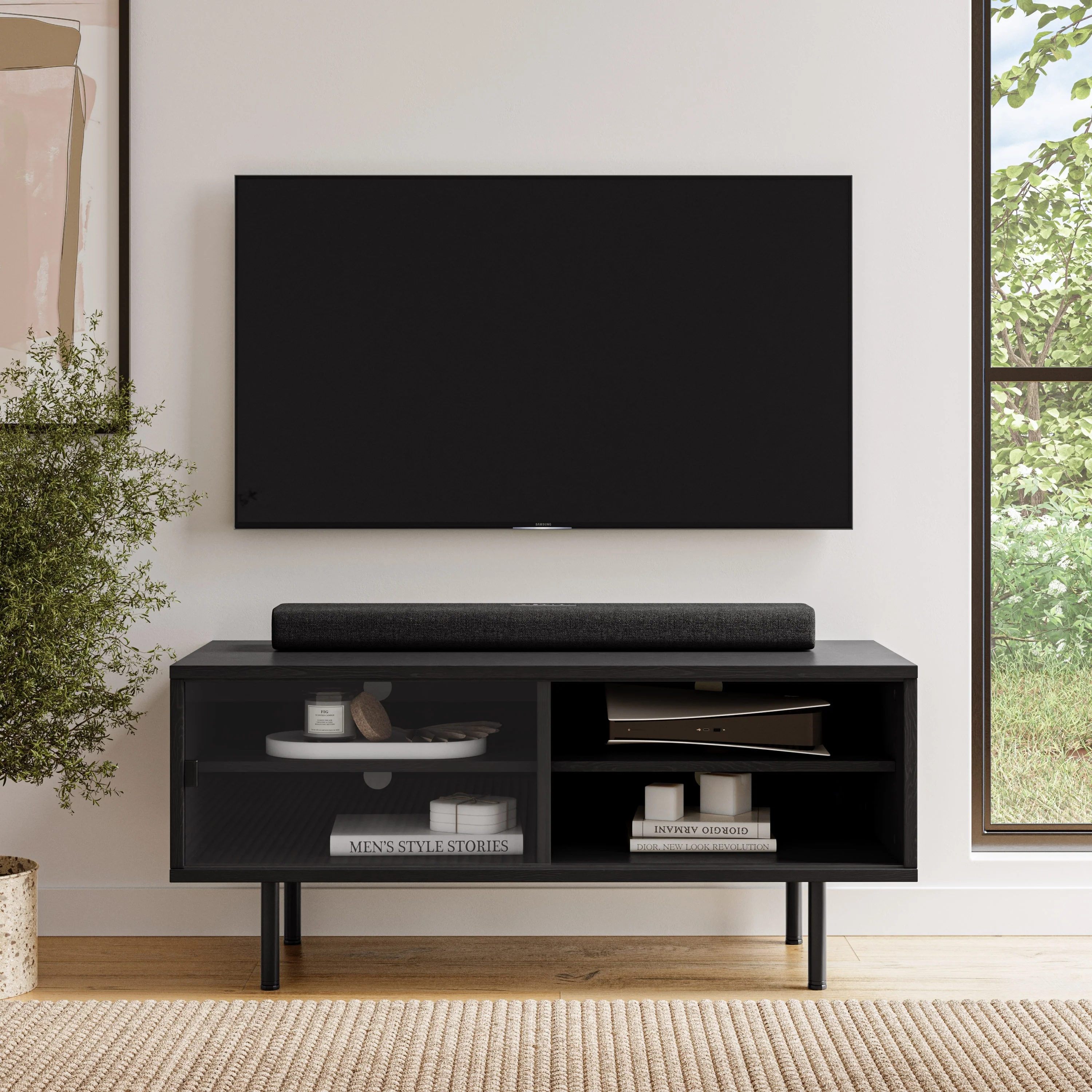 Chroma Modular TV Stand with Open Storage