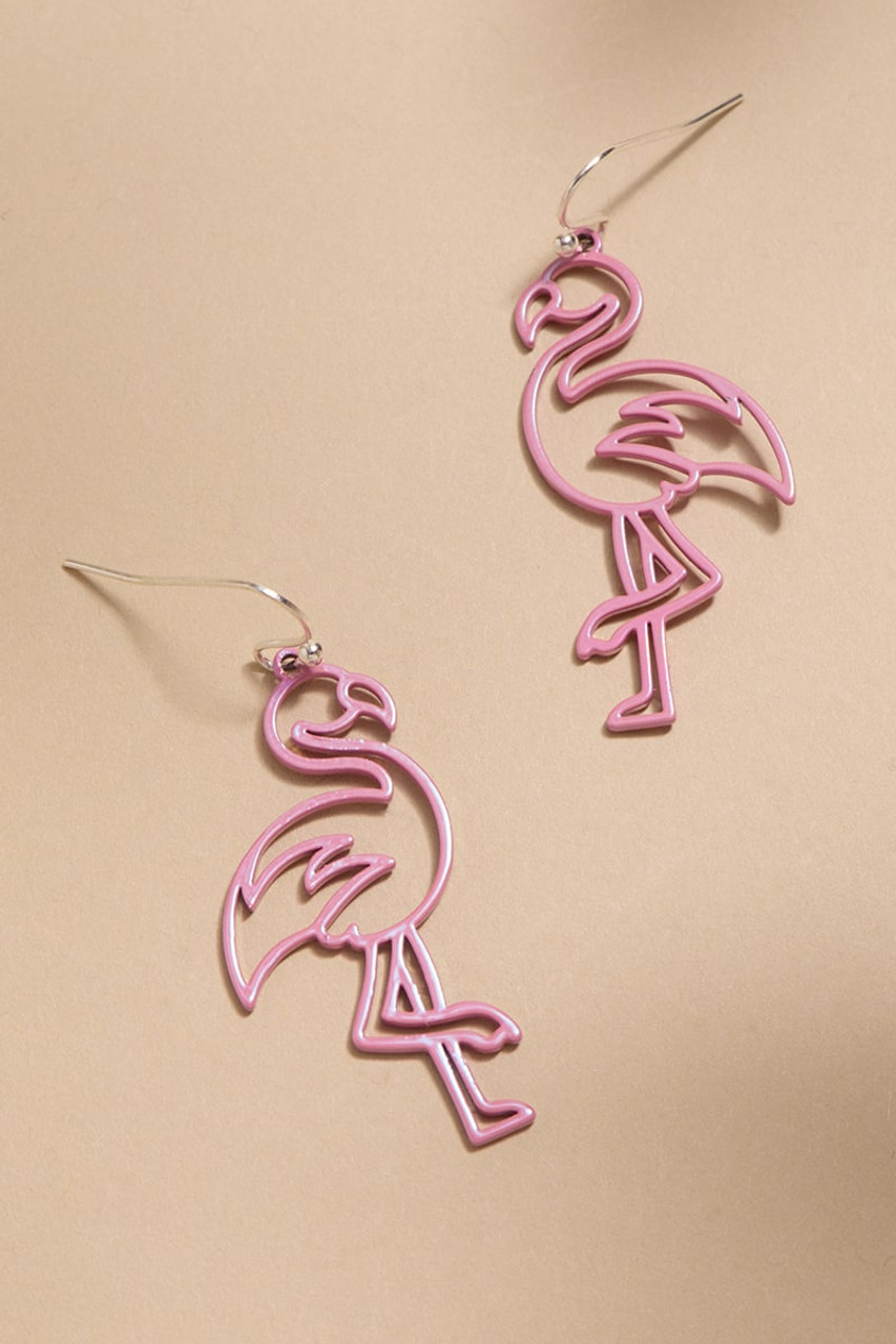 Anna Flamingo Drop Earrings