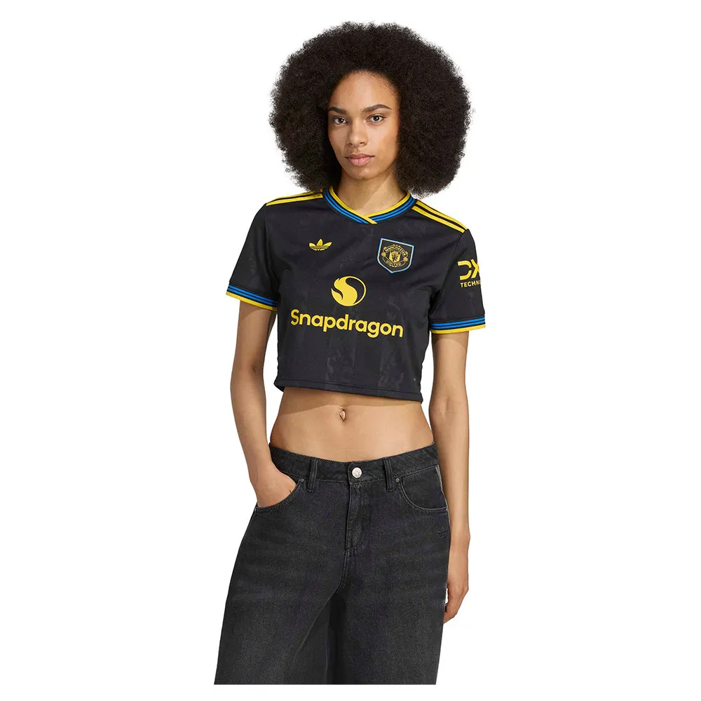 adidas Manchester United 25/26 Cropped Third Woman Short Sleeve T-Shirt