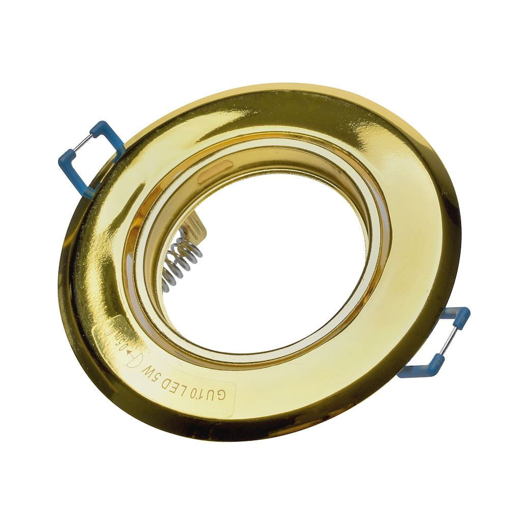 Oprawa wpuszczana okrągła chromowana 9cm MOTION 1xGU10x35W IP20 Eko-Light