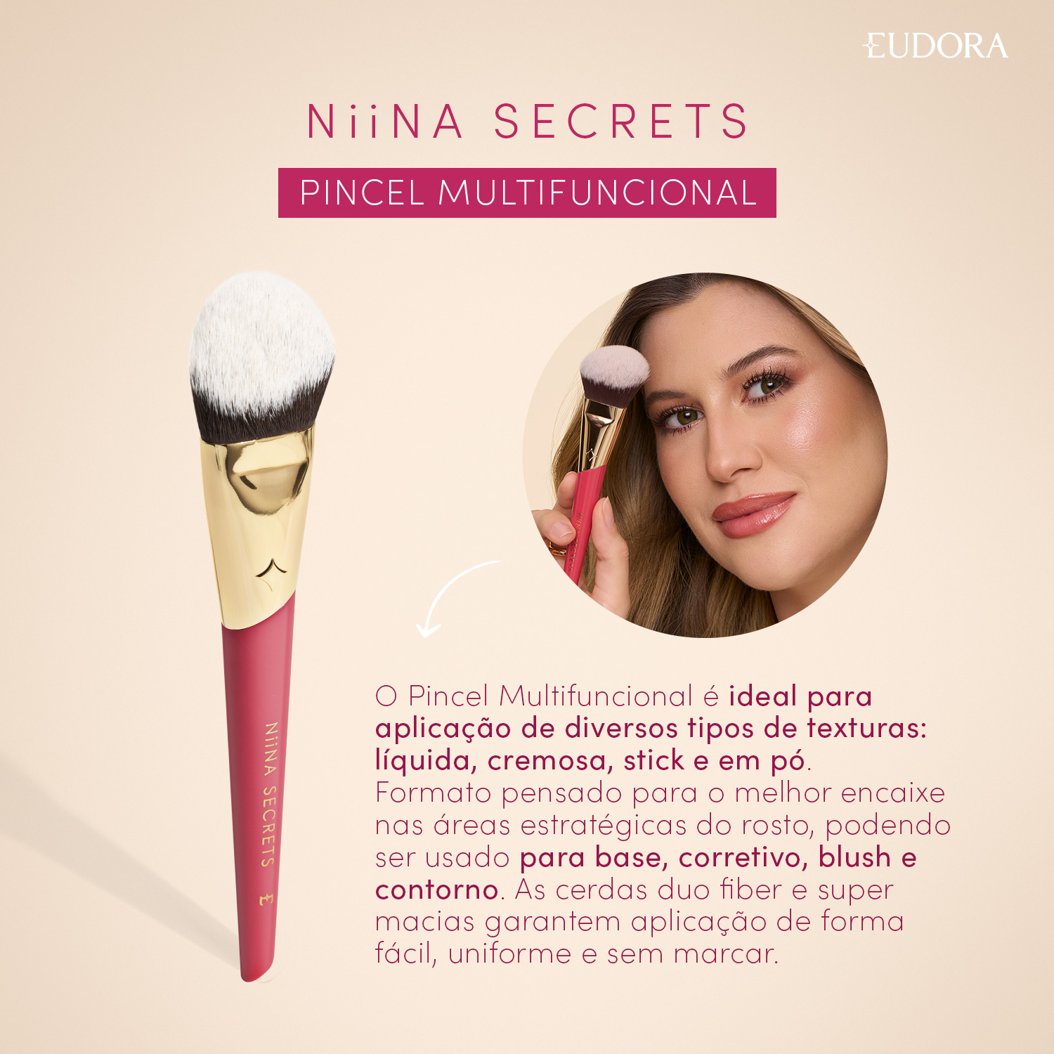 Pincel Multifuncional Niina Secrets