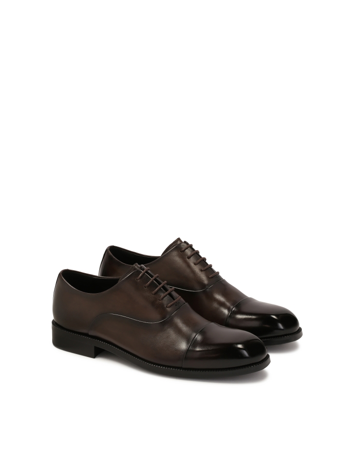 Classic brown cap toe oxfords