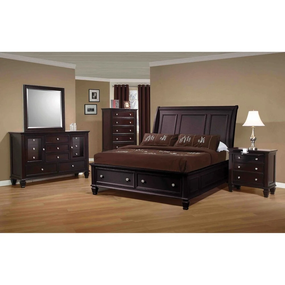 Rocco 4-piece Storage Bedroom Set